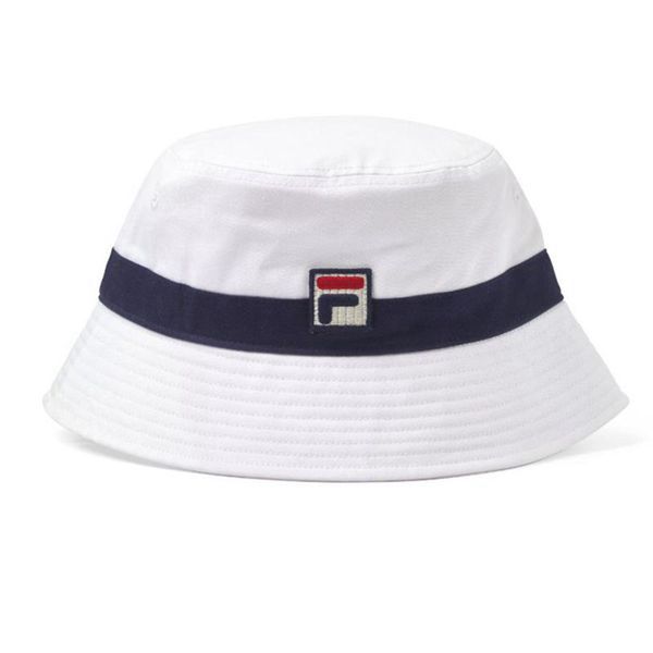 Fila Basil Bucket Hats - White,NZ 374-90581